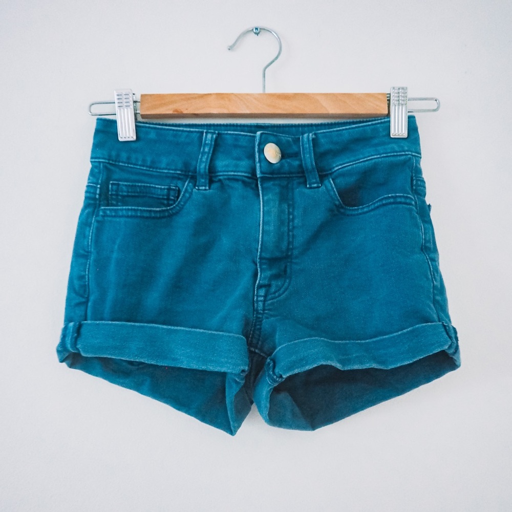 AE Blue Jean Short Shorts